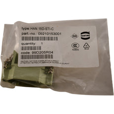 NEW Harting 09210153001 Han D 15 Pos Male Insert Crimp 10A 26-14 AWG