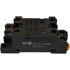 NEW Omron PTF08A-E 8 Pin Relay Socket Base DIN Rail Mount 15A 240V