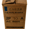 NEW FUJI SA52A Auto Circuit Breaker 2-Pole 10A 600VAC 220V 25kA UL CSA