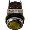 NEW FUJI AH30-FY11 Pushbutton Switch 30mm Yellow 1NO 1NC 10A 600VAC UL CSA