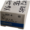 NEW OMRON H3Y-4 AC100-120 10S Solid State Timer 0.5-10s 4PDT 3A UL CSA