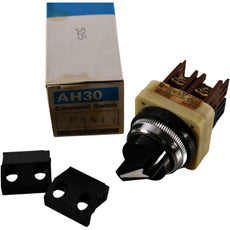 NEW FUJI AH30-P3B11 Selector Switch 3-Position 30mm 1NO 1NC Maintained UL CSA