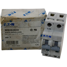 NEW Eaton WMZS2B30 30A 2P Type B Circuit Breaker UL 489 480/277V 10kA