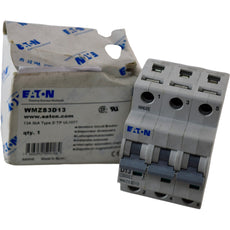 NEW Eaton WMZS3D13 13A 3P Type D Circuit Breaker UL 489 480/277V 10kA