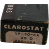 NEW Clarostat VP50KA 50 Ohm 50W Adjustable Wirewound Power Resistor 280-168
