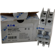 NEW Eaton WMZT2D04T 4A 2P Type D Circuit Breaker UL 489 480/277V 10kA