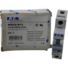 NEW Eaton WMZS1B15 15A 1P Type B Circuit Breaker UL 489 277V 10kA DIN
