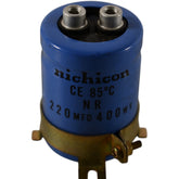 NEW Nichicon CE NR 220uF 400V Aluminum Electrolytic Capacitor
