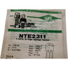 NEW NTE Electronics NTE2311 NPN Transistor 450V 15A 150W TO-218 Switch