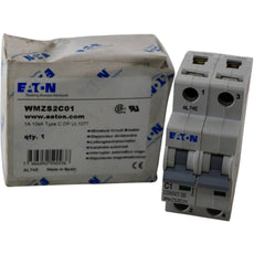 NEW EATON WMZS2C01 1A 2P Type C Circuit Breaker 277/480V 10kA UL1077