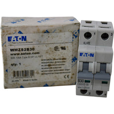 NEW EATON WMZS2B30 30A 2P Type B Circuit Breaker 277/480V 10kA UL1077
