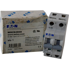 NEW EATON WMZS2D08 8A 2P Type D Circuit Breaker 277/480V 10kA UL1077