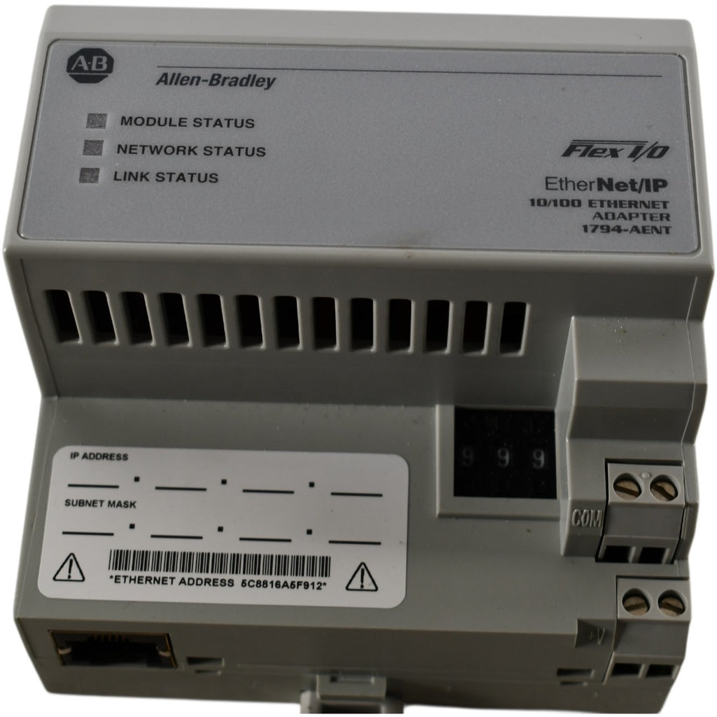 NEW Allen Bradley 1794-AENT Ser B Flex I/O EtherNet/IP Adapter Module ...
