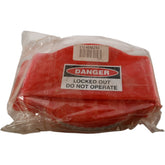 NEW 45MZ83 Adj Gate Valve Lockout Red 1-6.5'' Hand Wheel Poly