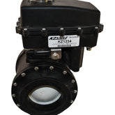 NEW KZ Valve 3'' Poly Full Port EH22 Electric Ball Valve 7S 12/24VDC M
