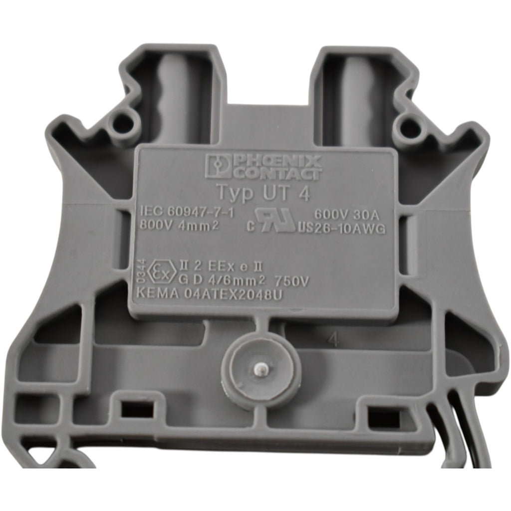 NEW Lot 35 Phoenix Contact UT 4 DIN Rail Feed-Through Terminal Block 3 ...