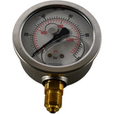 NEW Noshok 25-901-100 BAR PSI Gauge 0-100 BAR 0-1450 PSI 1/4'' Conn