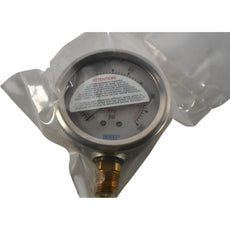 NEW Wika Liquid Filled Pressure Gauge 0-100 PSI 1/2'' NPT Bottom 2.5''