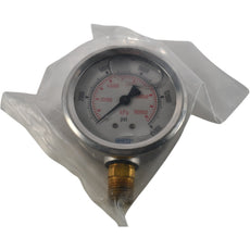NEW Wika 2.5'' 0-15000 PSI Liquid Filled Pressure Gauge 1/4'' NPT Lower