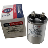 NEW Titan HD PRC5A 5 MFD 370 VAC Round Motor Run Capacitor