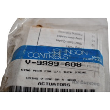 NEW Johnson Controls V-9999-608 Ring Packing Kit 1/4'' Stem Valves – VB ...