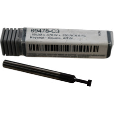 NEW Harvey Tool 69478-C3 1/2'' Dia x 1/8'' Width AlTiN Solid Carbide Keyseat