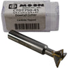 NEW Moon Cutter CTDT750-45 3/4'' 45 Deg Carbide Tipped Dovetail Cutter