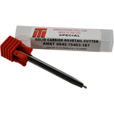 NEW Internal Tool AMAT 0042-75453-187 Carbide Dovetail Cutter .129 x 48 Deg .013R