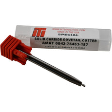 NEW Internal Tool AMAT 0042-75453-187 Carbide Dovetail Cutter .129 x 48 Deg .013R