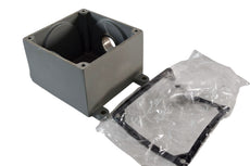 NEW Meltric 7T4F0N15 Box Size 4 1.5'' Hub Metal Gray NEMA 3R 4X