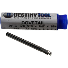 NEW Destiny Tool BEN08DT120 Dovetail Cutter 1/8'' 66 Deg Solid Carbide