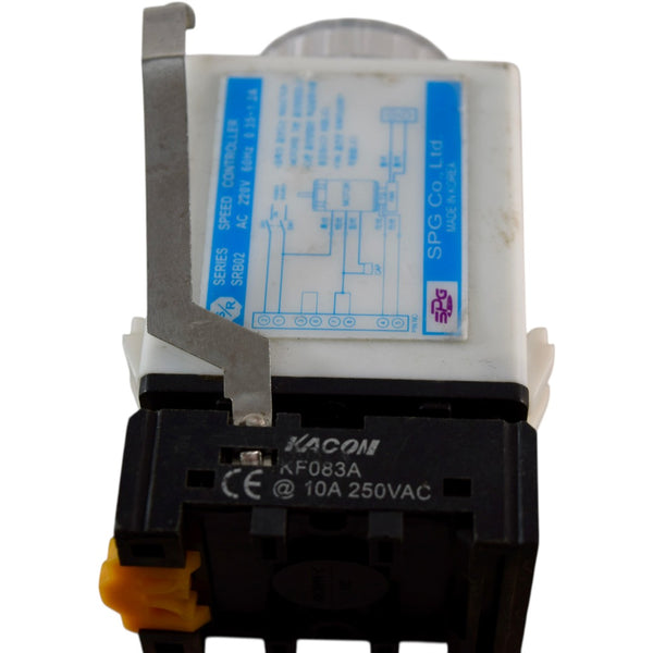 SPG SRB02 Speed Controller AC 220V 0.35-1.2A W/ Kacon KF083A Switch ...