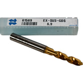 NEW OSG 61569 EX-SUS-GDS 6.9mm HSS-Va Stub Drill Bit TiN Coated Stainless