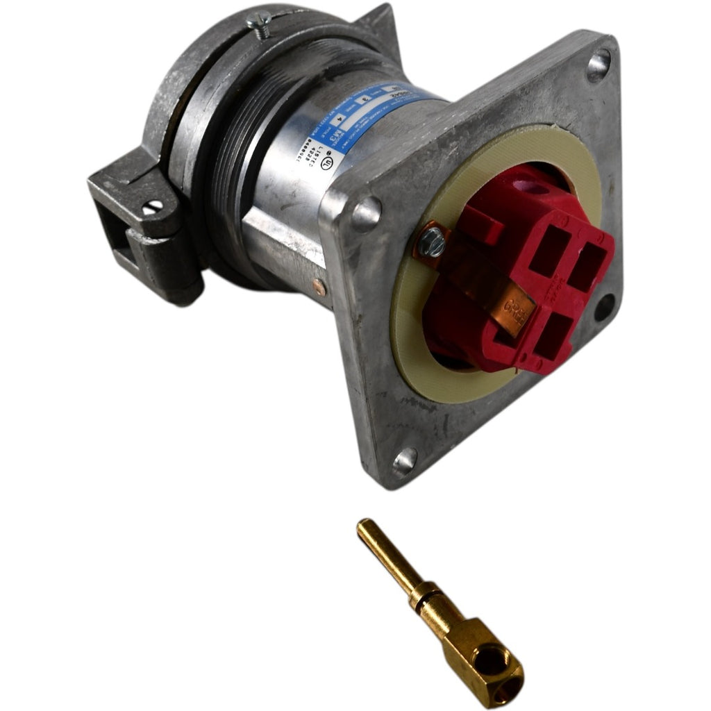 Ar642 Crouse Hinds AR642 60A 600V Arktite Receptacle 4P 3W Missing 1 Screw ...
