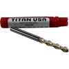 NEW Titan USA TC63102 Carbide Ball End Mill 1/4'' 2-Flute 45� Helix ZrN Coated
