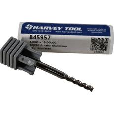 NEW Harvey Tool 845957 Carbide Variable Helix End Mill 3mm 3-Flute Aluminum
