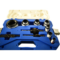 Lenox 308201200G 17 Pc Bi-Metal Speed Slot Hole Saw Kit 5/8''-3'' Case
