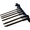 Lot of 6 EIGHT 5mm-10mm Metric Hex Wrenches w/ Magnetic Holder Stand