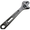 Kobalt 464608 10'' Adjustable Wrench Extra Wide Jaw Chrome Vanadium Steel