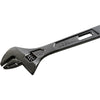 Kobalt 464608 10'' Adjustable Wrench Extra Wide Jaw Chrome Vanadium Steel