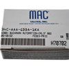 NEW MAC 34C-AAA-GDDA-1KA Solenoid Valve 3-Way 24VDC 1.8W 120PSI #10-32 Ports