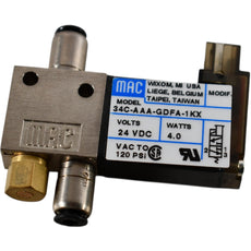 MAC 34C-AAA-GDFA-1KX 3-Way Solenoid Air Valve 24VDC 1.8W 1/8'' NPT