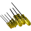 Lot of 7 Bondhus  Hex Drivers Yellow Grip USA 3/32-3/16''