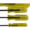 Lot of 7 Bondhus  Hex Drivers Yellow Grip USA 3/32-3/16''