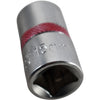 Sonic 23515 1/2'' Drive 15mm SAE 6 Point Shallow Socket Chrome