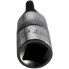 Sonic 8143704 1/4'' Drive Hex Bit Socket 4mm x 37mm Long