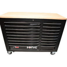 Sonic S14 Professional Rolling Tool Box Cabinet 16 Drawer 57'' Width
