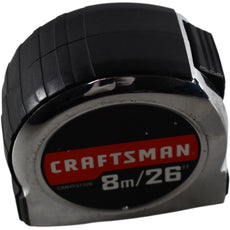Craftsman CMHT37326 26ft 8m Auto-Lock Tape Measure Metric SAE