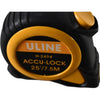 Uline H-2494 Metric Tape Measure 25ft 7.5m 1'' Nylon Coated Grip