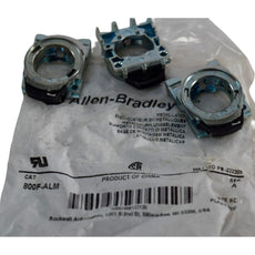 NEW Allen Bradley 800F-ALM Metal Latch Flush Mount Push Button Pack of 3